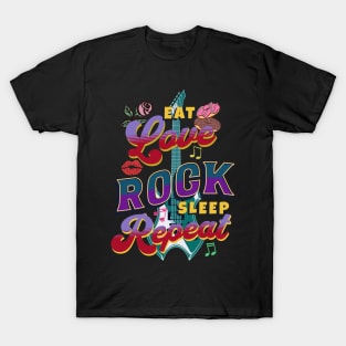 Eat Love Rock Sleep Repeat T-Shirt